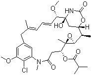 Ansamitocin P 3 molecular structure (CAS 66584-72-3)