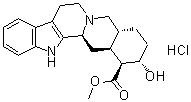 Corynanthine hydrochloride molecular structure (CAS 66634-44-4)