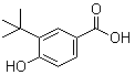 结构式 CAS# 66737-88-0, 3-叔丁基-4-羟基苯甲酸