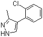 structure of CAS# 667400-39-7, 4-(2-Chlorophenyl)-3-methyl-1H-pyrazole