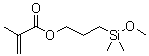 (Methacryloxypropyl)dimethylmethoxysilane molecular structure (CAS 66753-64-8)