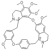 (+)-Hernandezine molecular structure (CAS 6681-13-6)