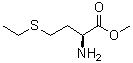 (S)-2-氨基-4-(乙硫基)丁酸甲酯分子结构 (CAS 6687-25-8)