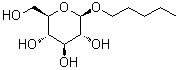 Amyl beta-D-Glucopyranoside molecular structure (CAS 66957-71-9)