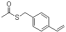硫代乙酸 S-[(4-乙烯基苯基)甲基]酯分子结构 (CAS 67030-86-8)