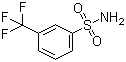 3-三氟甲基苯磺酰胺分子结构 (CAS 672-58-2)