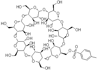 beta-Cyclodextrin 6-tosylate molecular structure (CAS 67217-55-4)