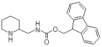 (2-Piperidinylmethyl)carbamic acid 9H-fluoren-9-ylmethyl ester molecular structure (CAS 672310-15-5)