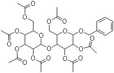 Benzyl hepta-O-acetyl beta-D-lactose molecular structure (CAS 67310-53-6)