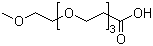 structure of CAS# 67319-28-2, 4,7,10,13-Tetraoxatetradecanoic acid;2,5,8,11-Tetraoxatetradecan-14-oic acid