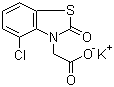 Benazolin potassium salt molecular structure (CAS 67338-65-2)
