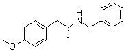 (R)-4-Methoxy-alpha-methyl-N-benzylbenzeneethanamine molecular structure (CAS 67346-60-5)