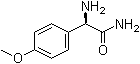 结构式 CAS# 67412-96-8, (R)-alpha-氨基-4-甲氧基苯乙酰胺
