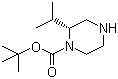 (R)-1-Boc-2-isopropylpiperazine molecular structure (CAS 674792-04-2)