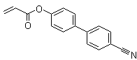 2-Propenoic acid 4'-cyano[1,1'-biphenyl]-4-yl ester molecular structure (CAS 67483-58-3)