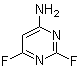 6-Amino-2,4-difluoropyrimidine molecular structure (CAS 675-12-7)
