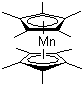 Bis(pentamethylcyclopentadienyl)manganese molecular structure (CAS 67506-86-9)