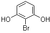 2-溴-1,3-苯二酚分子结构 (CAS 6751-75-3)