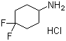 4,4-Difluorocyclohexylamine hydrochloride molecular structure (CAS 675112-70-6)
