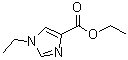 1-Ethyl-1H-imidazole-4-carboxylic acid ethyl ester molecular structure (CAS 675149-81-2)