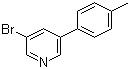 结构式 CAS# 675590-28-0, 3-溴-5-(4-甲基苯基)吡啶