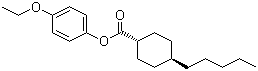 4-Ethoxyphenyl trans-4-pentylcyclohexylcarboxylate molecular structure (CAS 67589-53-1)