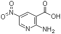 2-Amino-5-nitronicotinic acid molecular structure (CAS 6760-14-1)