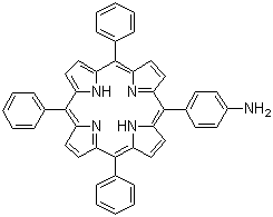 4-(10,15,20-Triphenylporphyrin-5-yl)phenylamine molecular structure (CAS 67605-64-5)
