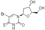 4-Thio-5-bromo-2'-deoxyuridine molecular structure (CAS 676556-11-9)
