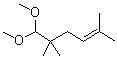 6,6-二甲氧基-2,5,5-三甲基-2-己烯分子结构 (CAS 67674-46-8)