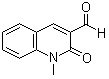 1-甲基-2-氧代-1,2-二氢喹啉-3-甲醛分子结构 (CAS 67735-60-8)