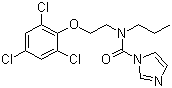 Prochloraz molecular structure (CAS 67747-09-5)