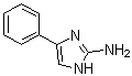 structure of CAS# 6775-40-2, 4-Phenylimidazole-2-amine;4-Phenyl-1H-imidazol-2-ylamine