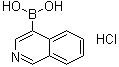 Isoquinolin-4-ylboronic acid hydrochloride molecular structure (CAS 677702-23-7)