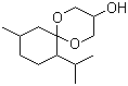 Menthone 1,2-glycerol ketal molecular structure (CAS 67785-70-0)