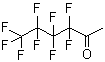 结构式 CAS# 678-18-2, 甲基全氟丁基甲酮; 1,1,1,2,2,3,3,4,4-九氟-5-己酮