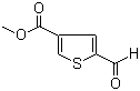 structure of CAS# 67808-66-6, Methyl 2-formyl-4-thiophenecarboxylate