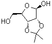 结构式 CAS# 67814-68-0, 2,3-O-(1-甲基亚乙基)-beta-D-呋喃核糖