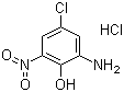 2-Amino-4-chloro-6-nitrophenol hydrochloride molecular structure (CAS 67815-68-3)