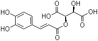 结构式 CAS# 67879-58-7, 咖啡酰酒石酸; 咖啡酰基酒石酸