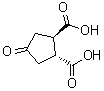 (1R,2R)-rel-4-Oxo-1,2-cyclopentanedicarboxylic acid molecular structure (CAS 67885-97-6)