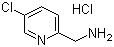 结构式 CAS# 67938-76-5, 2-氨甲基-5-氯吡啶盐酸盐