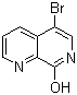 结构式 CAS# 67967-14-0, 5-溴-[1,7]萘啶-8-醇