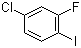结构式 CAS# 6797-79-1, 4-氯-2-氟碘苯; 4-氯-2-氟-1-碘苯