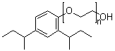 alpha-[2,4-二(1-甲基丙基)苯基]-omega-羟基聚氧乙烯分子结构 (CAS 67970-22-3)