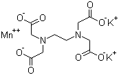 Ethylenediaminetetraacetic acid dipotassium manganesium salt molecular structure (CAS 68015-77-0)