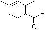 structure of CAS# 68039-49-6, Ligustral;2,4-Dimethyl-3-cyclohexenecarboxaldehyde; 2,4-Dimethylcyclohex-3-ene-1-carbaldehyde