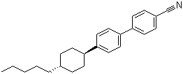 trans-4'-(4-Pentylcyclohexyl)-4-biphenylcarbonitrile molecular structure (CAS 68065-81-6)