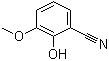 2-Hydroxy-3-methoxybenzonitrile molecular structure (CAS 6812-16-4)
