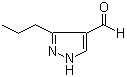 3-Propyl-1H-pyrazole-4-carboxaldehyde molecular structure (CAS 681260-23-1)